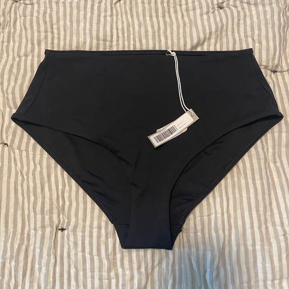 NWT Everlane 2PC Swimsuit Black - Picture 3 of 10
